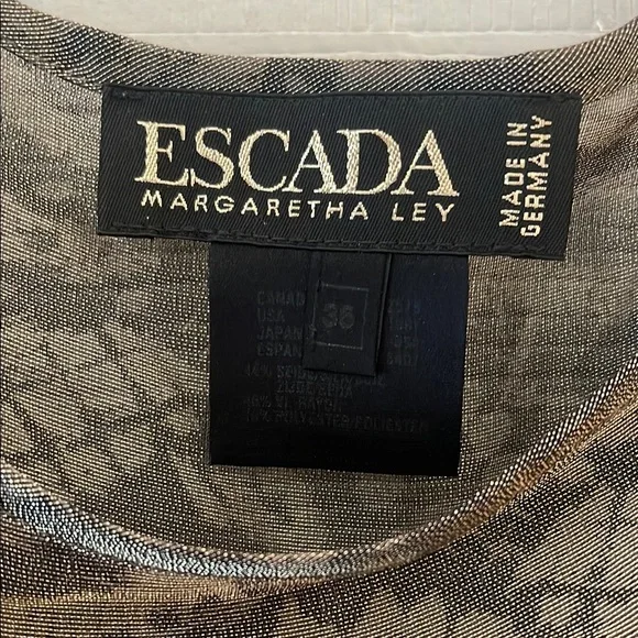 Escada Chic Paisley Blouse and Camisole Set - Picture 6 of 7